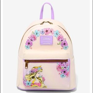 Loungefly Disney Sleeping Beauty Aurora Roses Mini Backpack NWT